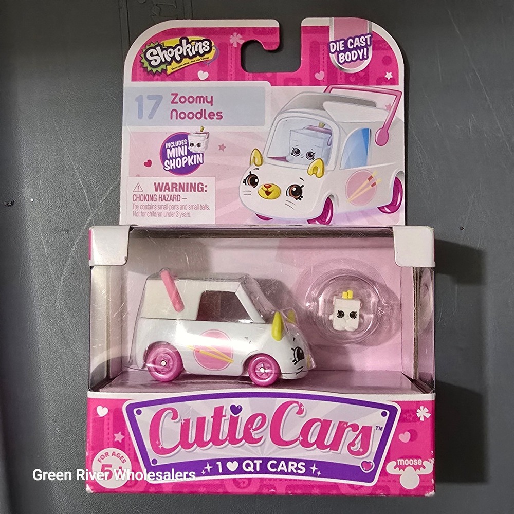 Shopkins Cutie Cars Zoomy Noodles Series 2 Die-Cast Vehicle with Mini Shopkin 17